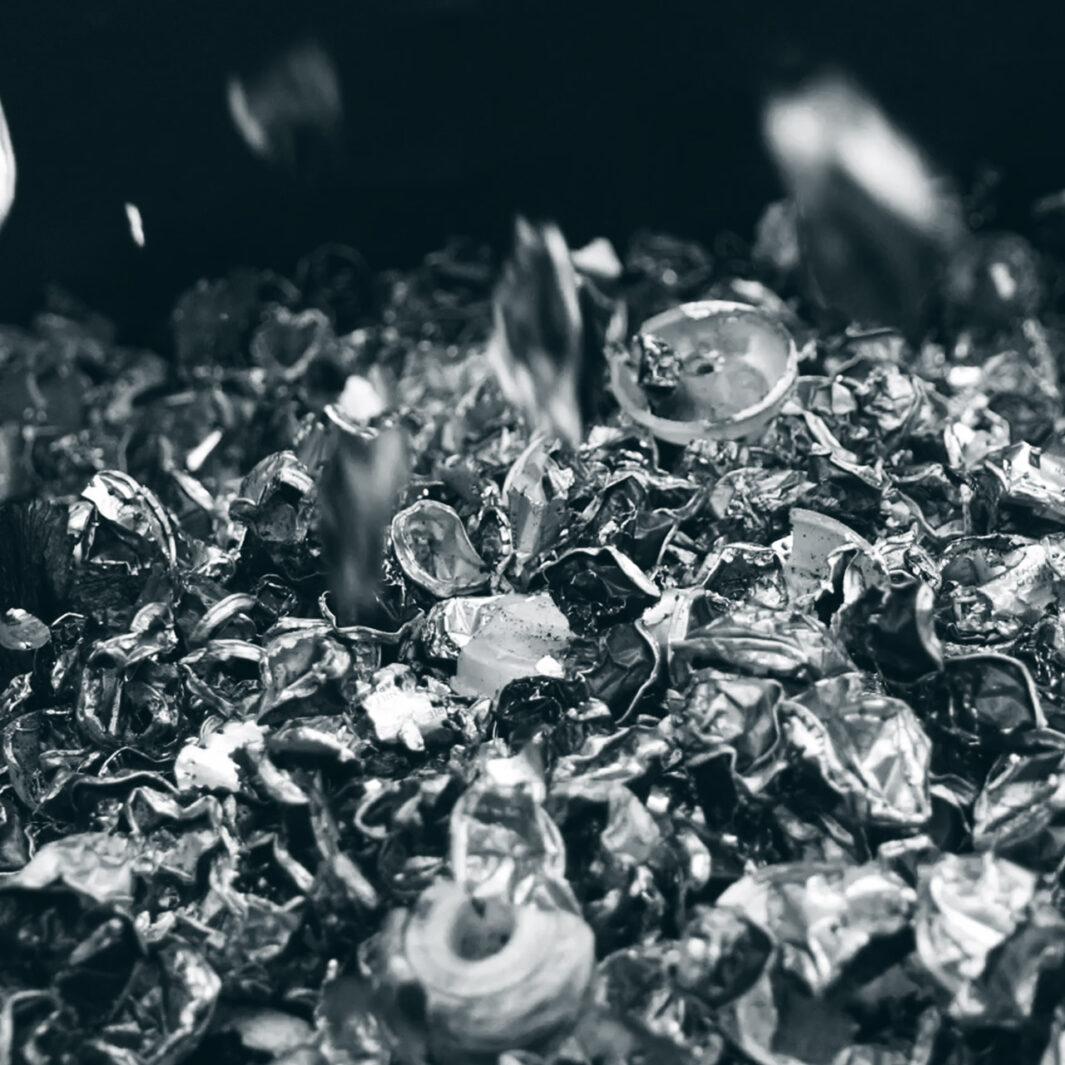 Recycling aluminium coffee capsules